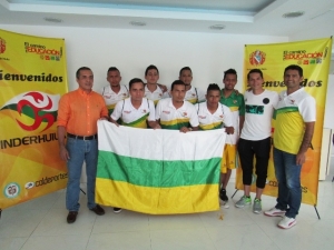 Inderhuila entregó bandera a delegación deportiva a III Juegos de Mar y Playa 2017