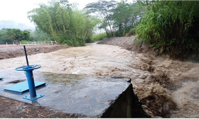 Niveles de turbiedad de más 10.000 unidades en el río Guachicos de la fuente de captación del acueducto de Pitalito
