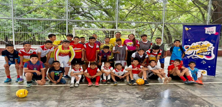 En Aipe la niñez celebró su día jugando y en diversión