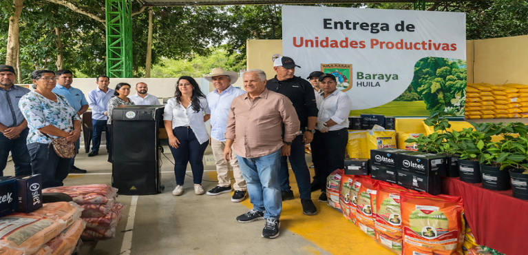 Impulso al emprendimiento en Baraya: 109 unidades productivas fortalecidas