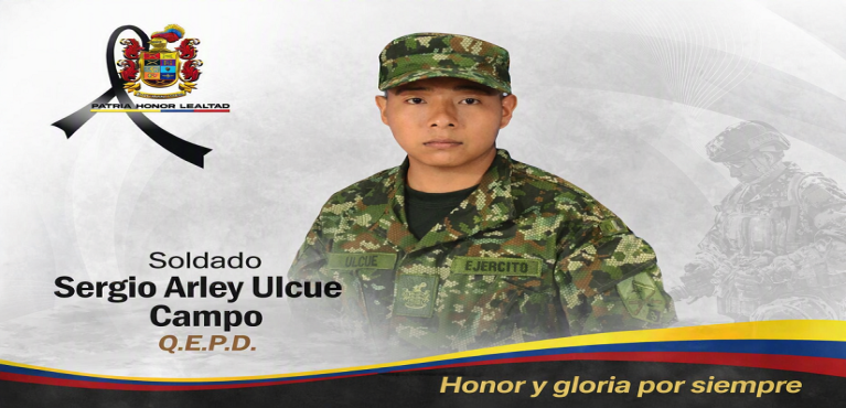 Ataque en Suárez, Cauca, deja un soldado muerto