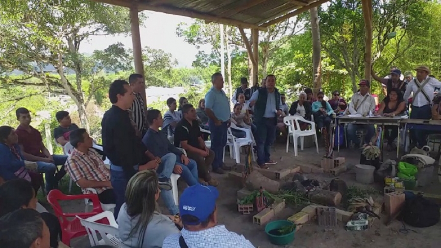 Alcalde Pitalito se compromete con pueblos indígenas del municipio.