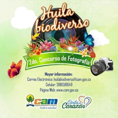 Convocatoria al II Concurso Departamental de Fotografía Biodiverso