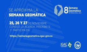 Hoy inicia la octava Semana Geomática del IGAC